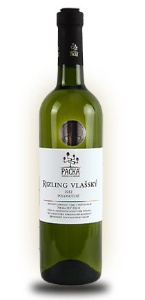 RIZLING VLAŠSKÝ ročník 2012, POLOSUCHÉ